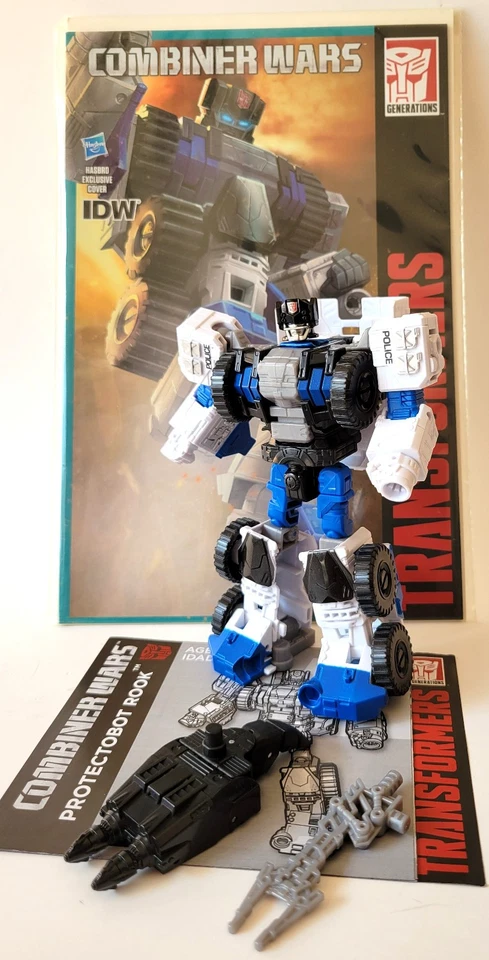 Transformers Combiner Wars Rook con cómic Hasbro Defensor Generations protectobot Foto 1 de 1