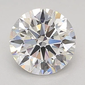 2 CT Round H VVS2 Lab Grown Diamond Engagement Ring - IGI Certified - Picture 1 of 4