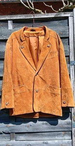Janker ☆ Echtes Wildleder ☆ Trachtenjacke ☆ Cognacfarben ☆ Gr. 50 - Bild 1 von 17