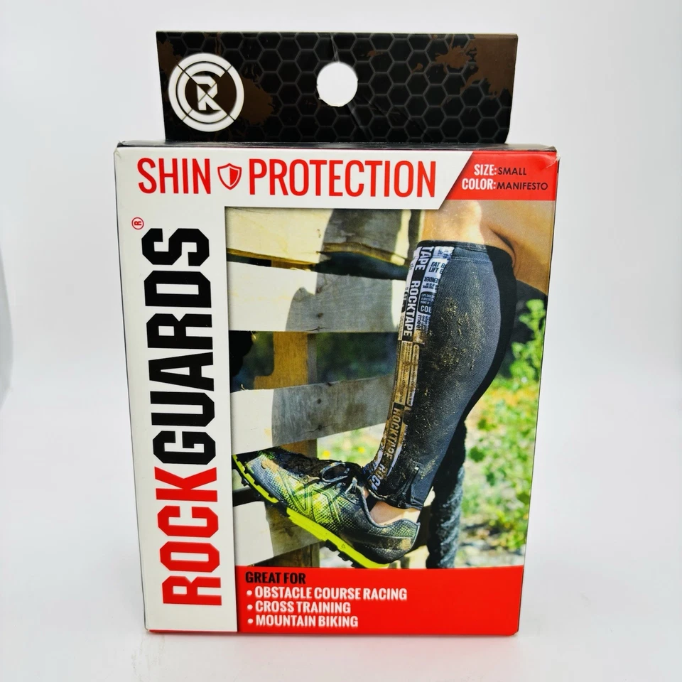 Protección de espinillas Rockguards - Talla pequeña - Manifiesto de color - ¡NUEVO! Foto 1 de 4