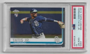 Fernando Tatis Jr. 2019 Topps Chrome RC PSA 10 #203 San Diego Padres - Bild 1 von 3