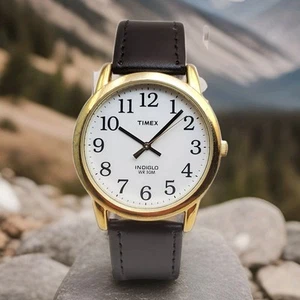 TIMEX INDIGLO EASY READER WATER RESISTANT 30M WATCH NEW BATTERY - Picture 1 of 10