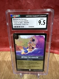 Disney Lorcana - Beyond The Horizon - Cold Foil Graded Cgc 9.5 Card Stitch - Picture 1 of 3
