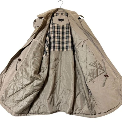 CLAUDIO VALENTINO Hooded Jacket Size 2XL Beige for Men - Image 1 of 4