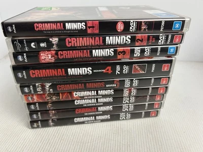 Criminal minds Seasons 1 - 9 DVD MA15+ Region 4 PAL Good Condition - image 1 of 4