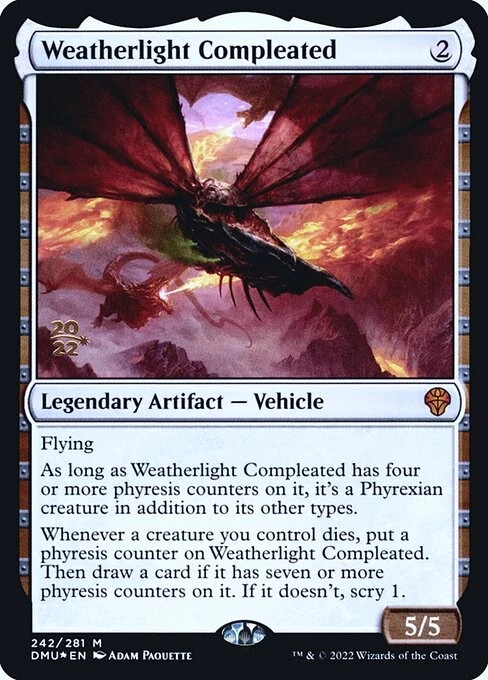 Weatherlight Compleated Foil - Dominaria United Promos MTG-LP - Image 1 of 1