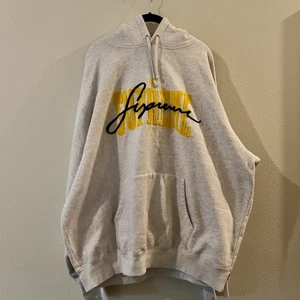 Authentic SS22 XXL Supreme Embroidered Chenille Hooded Sweatshirt - Picture 1 of 4