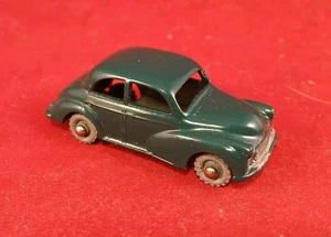 Matchbox Lesney Morris Minor Green Near Mint Gray Metal Wheels GMW England #46 - Picture 1 of 6