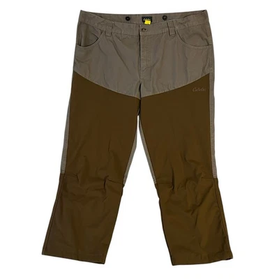 Cabela's Upland Traditions Hunting Field Pants Men's 40x28 Tan Twill Outdoor - Image 1 of 4