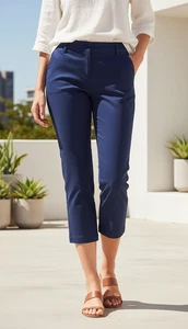 Tommy Bahama Caprihose Stretch Navy Größe 2 - Bild 1 von 8