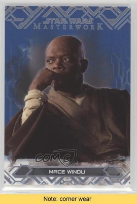 2017 Topps Star Wars Masterwork Blue Mace Windu #3 READ 0e3 - Image 1 of 3