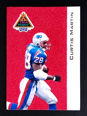 1997 Playoff First & Ten Xtra Point Red Curtis Martin #XP-9 HOF - Image 1 of 2
