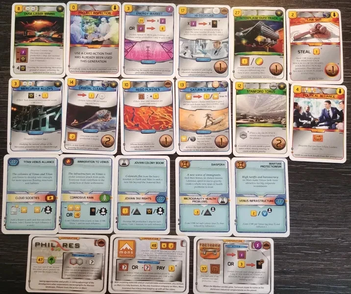 Terraforming Mars Turmoil Promo Pack - 20 Cards Project Corporation Global Event - Image 1 of 3