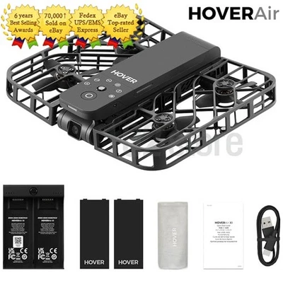 HOVERAir X1 Combo Plus (Black) Camera Drone (3 Battery) _ Tracking - Image 1 of 4