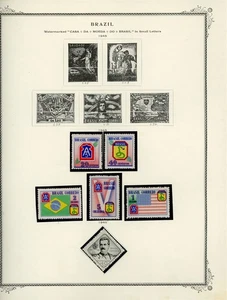 BRAZIL Selections on Scott Specialty Album Page Lot #11 - SEE SCAN - $$$ - Picture 1 of 1