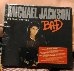 MICHAEL JACKSON. " BAD " SPECIAL EDITION. SLIPCASE, REMASTERED, EPIC LABEL. NM . - Picture 1 of 3