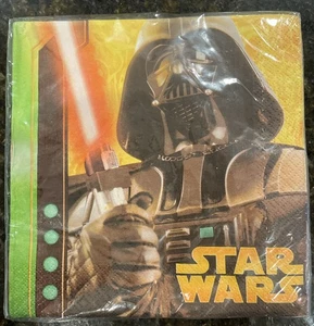 Star Wars Party Napkins 16 Count Darth Vader Party Express From Hallmark 2005 - Picture 1 of 2