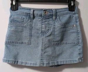 Squeeze Girls Jean Short Skirt Skort Light Wash Denim Size 8 - Picture 1 of 4