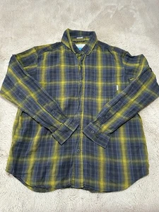 Columbia Button Up Shirt Men’s Size M Long Sleeve Plaid Hiking Outdoor Comfort - Picture 1 of 7