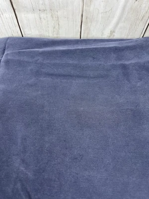 Faux Suede Gray Blue Polyester Fabric 4 Yards 58" Wide Unbranded Medium Weight - Image 1 of 4