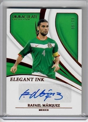2024 Panini Immaculate Rafael Marquez Elegant Ink Auto /99 Mexico - Image 1 of 2