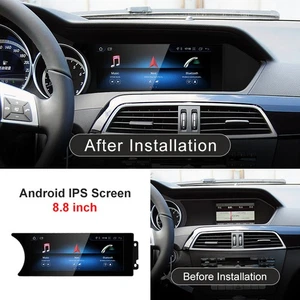 8.8'' NTG4.5 GPS Navi für MERCEDES-BENZ W204 S204 Android 13 Autoradio CarPlay - Bild 1 von 9