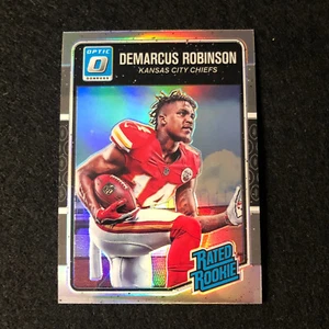 Demarcus Robinson RC 2016 Donruss Optic Holo Silver Chiefs San Francisco 49ers - Imagen 1 de 5