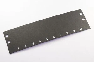 MS671-XP-10-1A Kulka Label Marker Strip 10P 2 Row Term Block Marker NOS - Bild 1 von 2