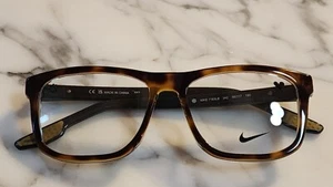 NIKE 7163 242 55/17 145 Men’s tortoise eyeglass frames NWOT NO CASE - Picture 1 of 8