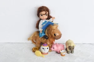 5" Mini Disney Animator Beauty & the Beast BELLE Jointed Doll w/Accessories (B) - Picture 1 of 4