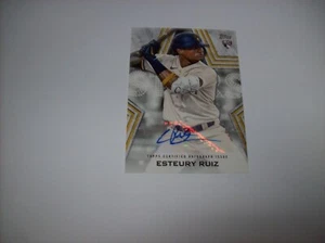 2023 Topps Baseball Stars Esteury Ruiz Rookie Auto Brewers #BSA-ER Free Shipping - Picture 1 of 4