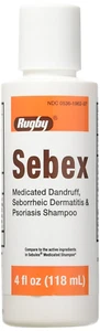 Sebex Medicated Dandruff Shampoo Generic for Sebulex - 4 Ounces Pack of 6 - Picture 1 of 4