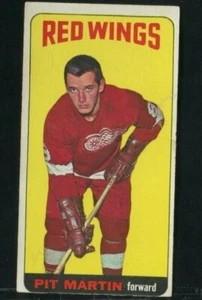 1964-65 Topps Hockey Tall Boys 1 Pit Martin VG - Picture 1 of 2