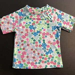 Floatimini Multicolored Floral/flower Rash Guard Girls US Size 5 - Picture 1 of 4