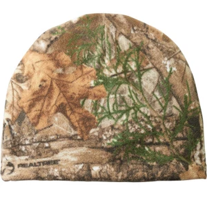 POLAR FLEECE Camo BEANIE Mossy, Realtree Xtra, Edge, Country Hunting Hat Unisex - Picture 1 of 6