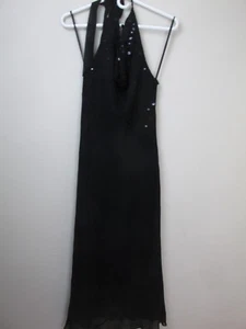 Women's Liz  Claiborne black silk evening dress size 8 - Picture 1 of 7
