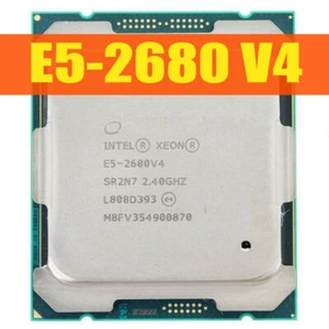 Intel Xeon E5-2680 V4 2.4GHz SR2N7 14-Core 28T CPU Processor Socket 2011-3 120W - Picture 1 of 2
