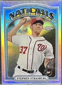 2013 Topps Chrome 72 Chrome "Stephen Strasburg" - Picture 1 of 2