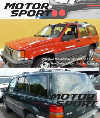 Viseras de canal de salida deflector de viento tinte de luz para Jeep Grand Cherokee 93-98 4 un. Foto 1 de 3