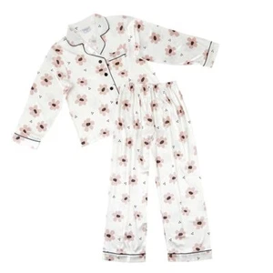 Full Length Pajama Set Luxurious Womens Pyjamas Sizes: S/M/L Floral Set 2 Pack - Picture 1 of 6
