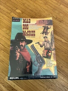 Juego de disparos con revólver Philips CD-i Mad Dog McCree and The Peacekeeper sellado - Imagen 1 de 13