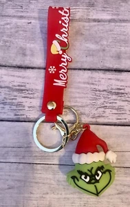 The Grinch Merry Christmas 3D Keychain Key Ring - Picture 1 of 4
