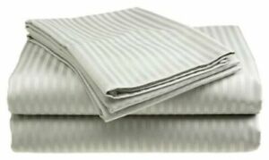 2 PACK:Deluxe Hotel , 800 Thread Count 100% Cotton Dobby Stripe Sateen Sheet Set