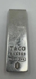 TIFFANY & CO. 925 Sterling Silver Money Clip - Picture 1 of 6