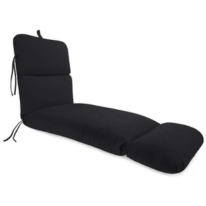 74 in. L x 22 in. W x 5 in. T Outdoor Chaise Lounge Cushion in Sunbrella Canvas - Picture 1 of 11