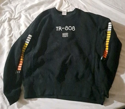 Tr808 Драм-машина Музыкант Художник Культура Редкая RolandAuthentic Толстовка Большая - Изображение 1 из 4