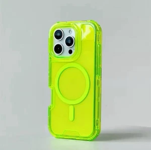 Neon Rugged Shockproof MagSafe Case für iPhone 16, 15, 14, 13, 12, 11 Pro Max - Bild 1 von 7