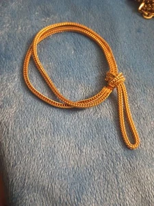 Vintage Hobe double Strand Gold tone Chain Bracelet  - Picture 1 of 5