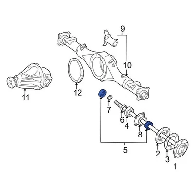 For Toyota Tacoma 1995-2013 Toyota 9031147013 Front Right Drive Axle Shaft Seal Foto 1 de 4