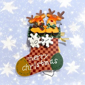 Avon 2004 Days Till Christmas Countdown Stocking Accent Decoration Open Box New - Picture 1 of 6